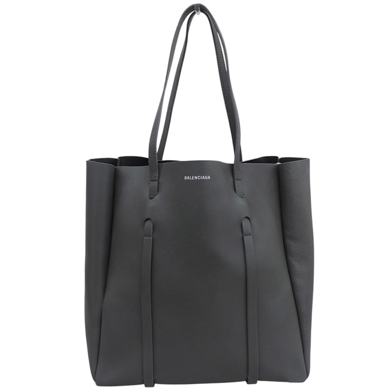 【中古】 バレンシアガ BALENCIAGA エブリデイトートS トートバッグ レザー グレー 475199 新入荷 OB2841