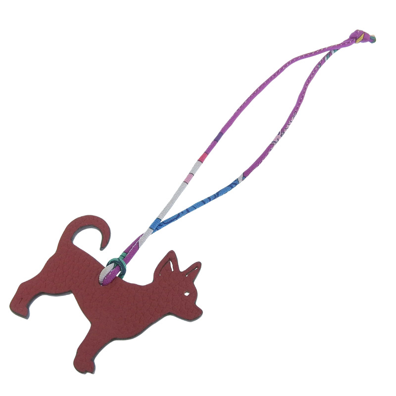 楽天市場】エルメス プティ アッシュ チャーム チワワ エタン