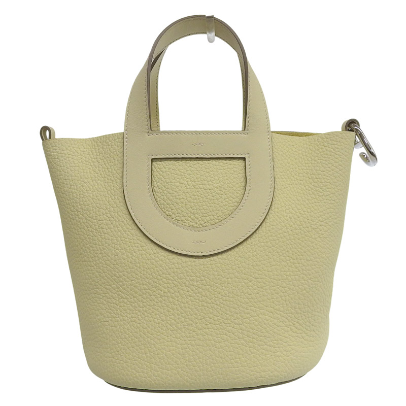【中古】 エルメス HERMES インザループ18 ハンドバッグ トリヨンクレマンス ジョーヌミルトン W刻印 2024年 新入荷 HE1143