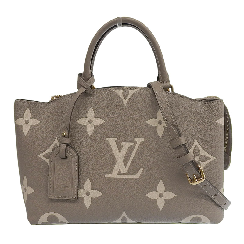 【中古】 ルイヴィトン LOUIS VUITTON バイカラー モノグラム アンプラント プティ パレPM 2WAY トゥルトレールクレーム M58914 新入荷 LV1756