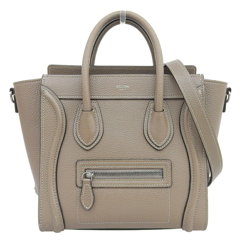 楽天市場】【中古】【バッグ】CELINE セリーヌ ラゲージ ナノ