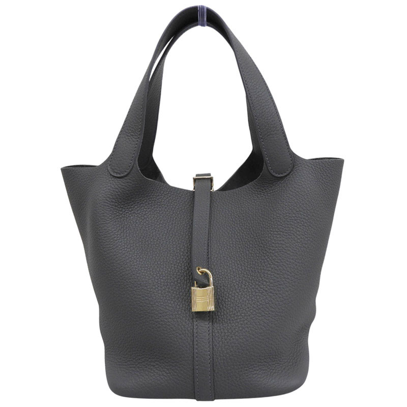 【中古】 エルメス HERMES ピコタンロックMM 22 ハンドバッグ トリヨンクレマンス アルドワーズ W刻印 2024年 新入荷 HE1211｜ブランドショップロンド