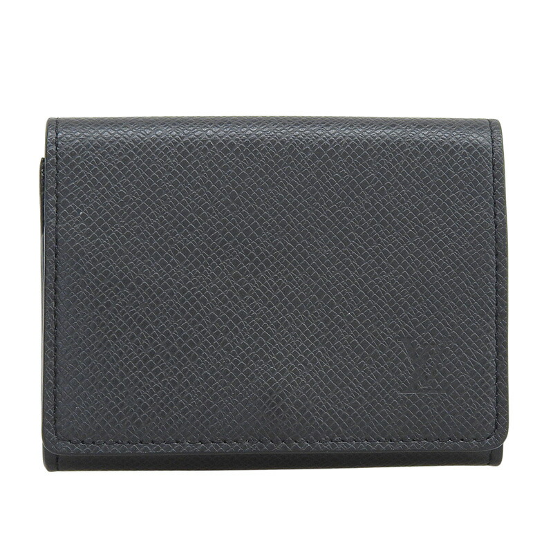 【中古】 ルイヴィトン LOUIS VUITTON タイガ アンヴェロップ・カルト ドゥ ヴィジットNM カードケース ブラック M64595 新入荷 LV2108 22,350円