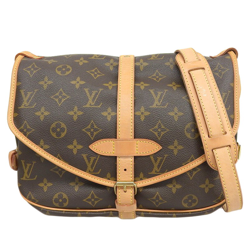 【中古】 ルイヴィトン LOUIS VUITTON モノグラム ソミュール30 ショルダーバッグ M42256 新入荷 LV2124|ブランドショップロンド