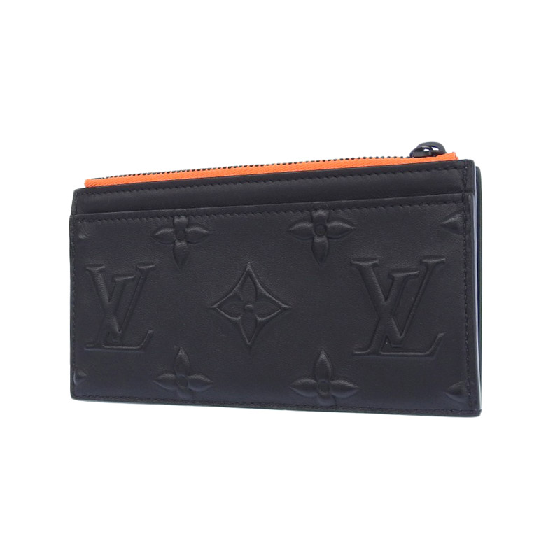 レッド系 ルイヴィトン LOUIS VUITTON モノグラム コインカード