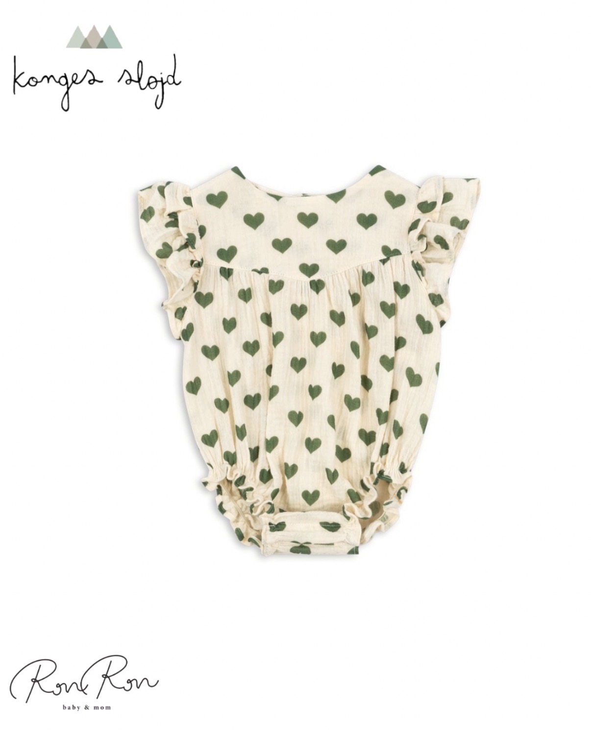 [Konges Slojd] 【オススメ】【NEW】 COCO ROMPER GOTS | AMOURVERDE コンゲススロイド はたご屋界面赤ちゃん服 ロンパース 衣装 差し上げ物 御姉さん お坊っちゃん 好いたらしい 赤ちゃん服 外国で赤ちゃん服
