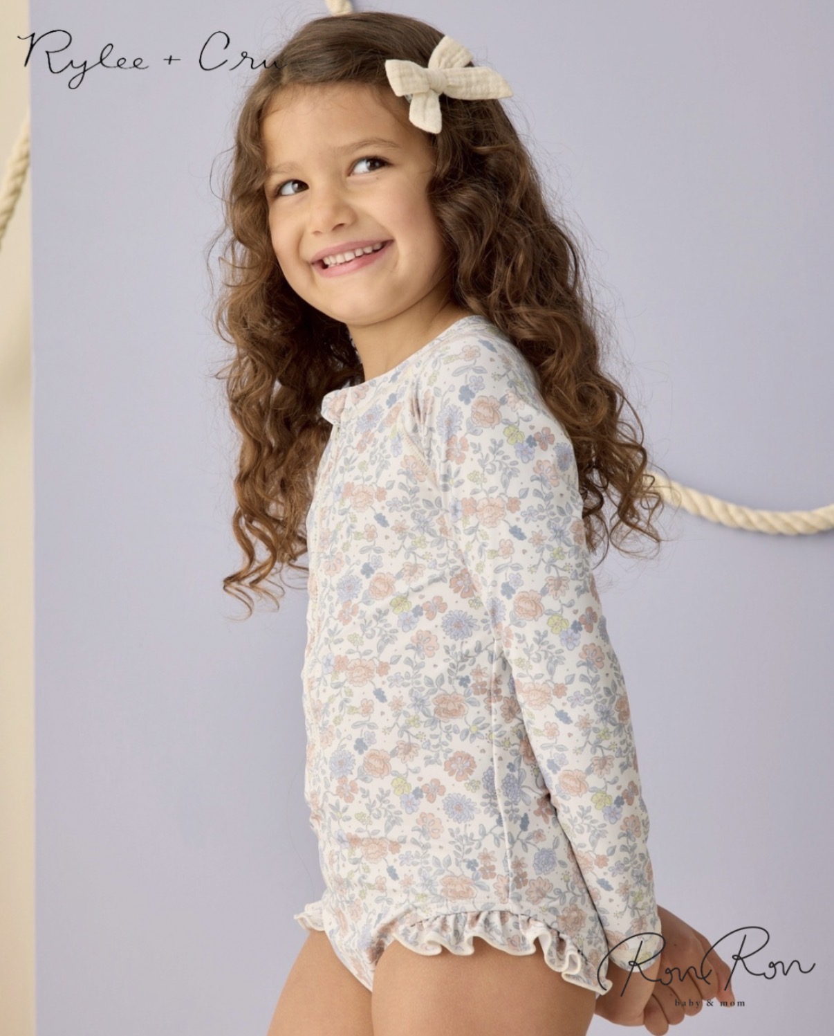 [Rylee+Cru]【オススメ】【NEW】【水泳着】RASHGUARD ONE-PIECE | BLOOM  ライリーアンドクルー はたご屋界面小わっぱ服 水泳着 混雑時差し固める 差し上げ物 御嬢さん お坊っちゃん 好いたらしい 小わっぱ服 外国で小わっぱ服