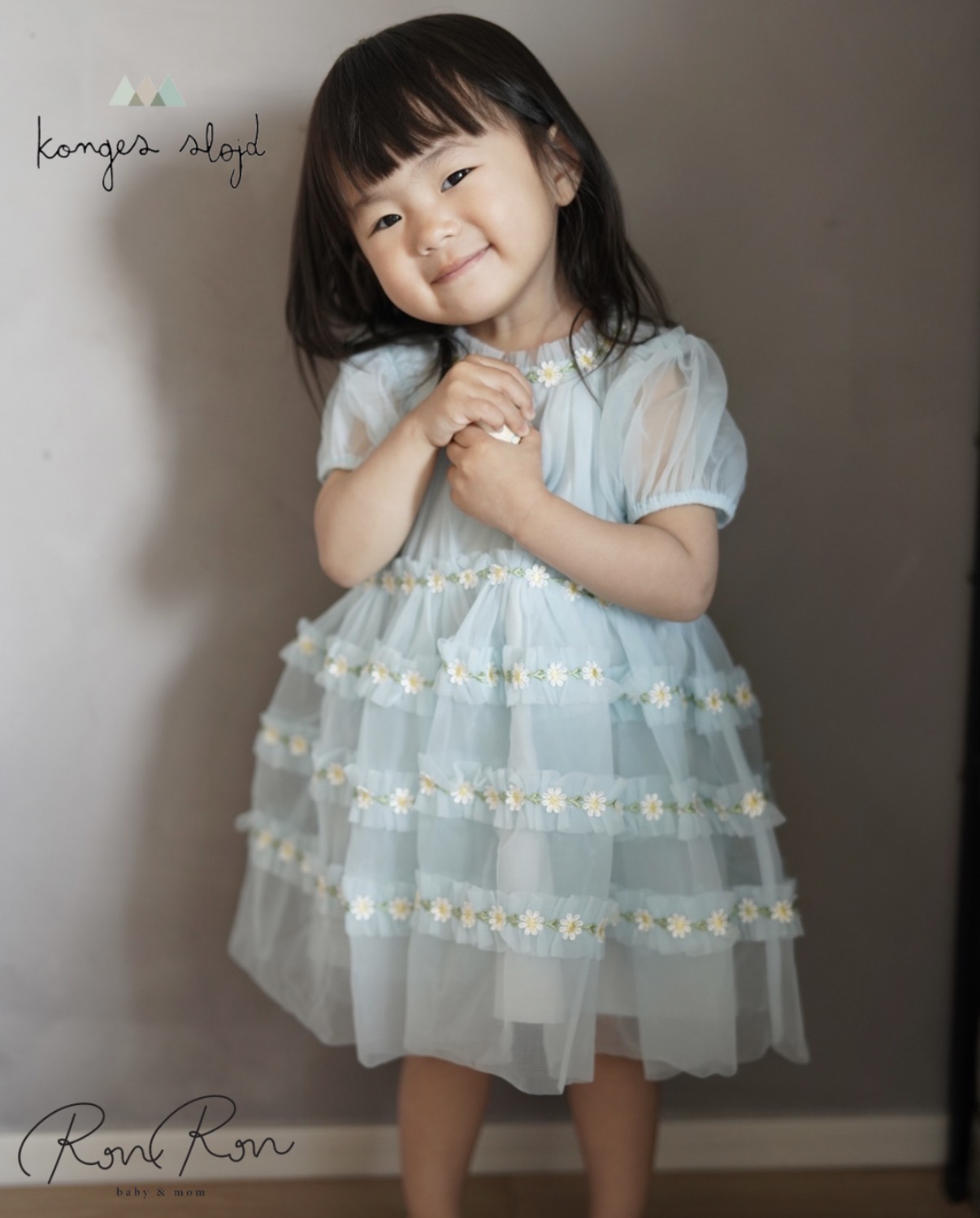 [konges slojd]【オススメ】【NEW】 JOELLE DRESS | PLEINAIR　コンゲススロイド　インポート子供服　ワンピース　ドレス　ギフト　女の子　男の子　可愛い　子供服　海外子供服｜RonRon baby and mom 店
