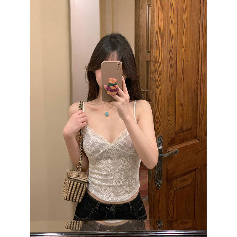 レーストップス レディース 半袖 花柄 総レース Tシャツ シアー エレガント きれいめ インナー 春 夏 透け感 シースルー