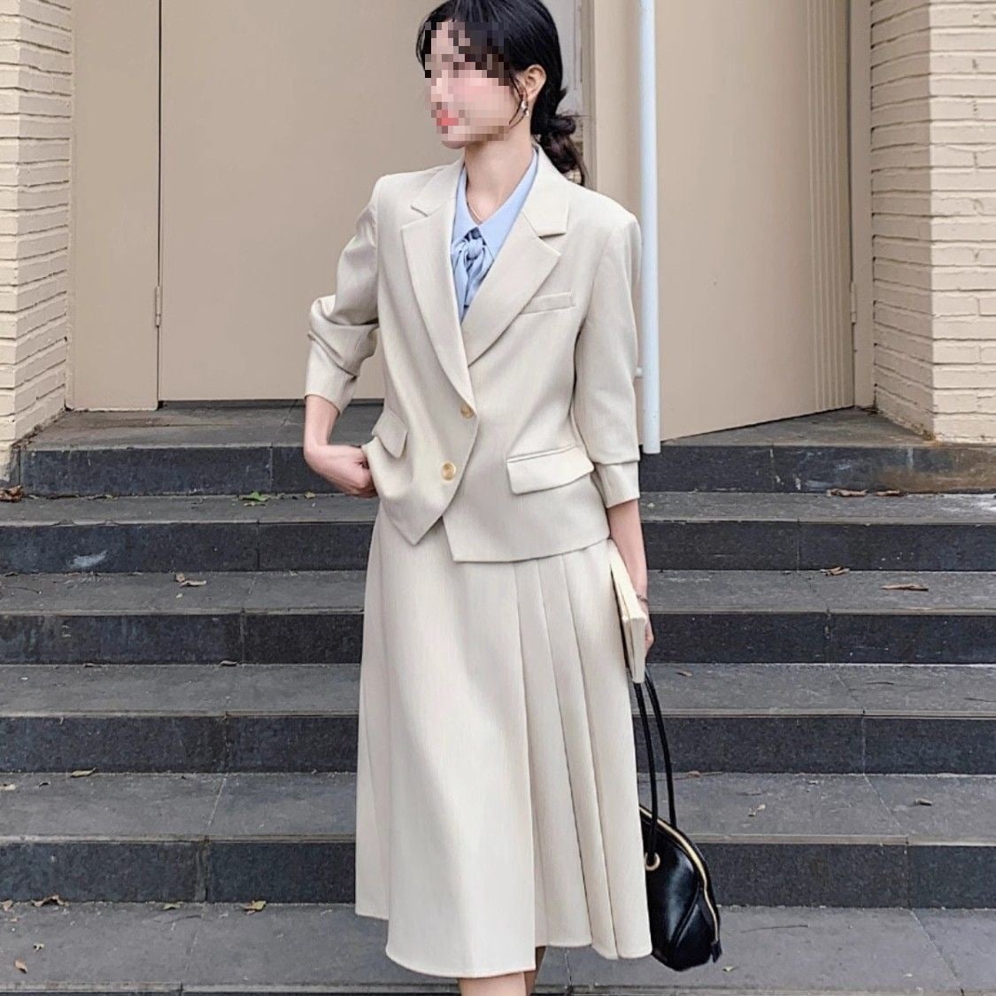 背広 セットアップ レディース スコート背広 3点仕掛ける 冠婚葬祭 法事 拝謁 フォーマル リクルート テーラードジャケット A伝達ルートスコート 好いたらしいめ 細押し出し 着痩せ スーツ・セットアップ-パンツスーツ