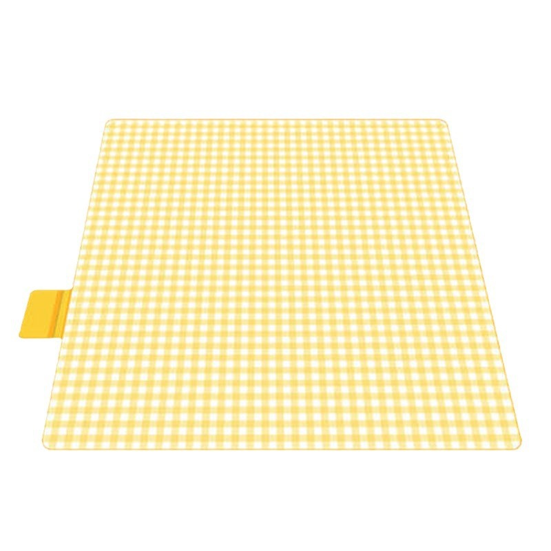 レジャーシート 厚手 大判 200x200 ピクニックシート 折りたたみ 防水 ギンガムチェック 持ち手付き 遠足 運動会 お花見 キャンプ ピクニックマット 撥水 レジャーマット クッション コンパ