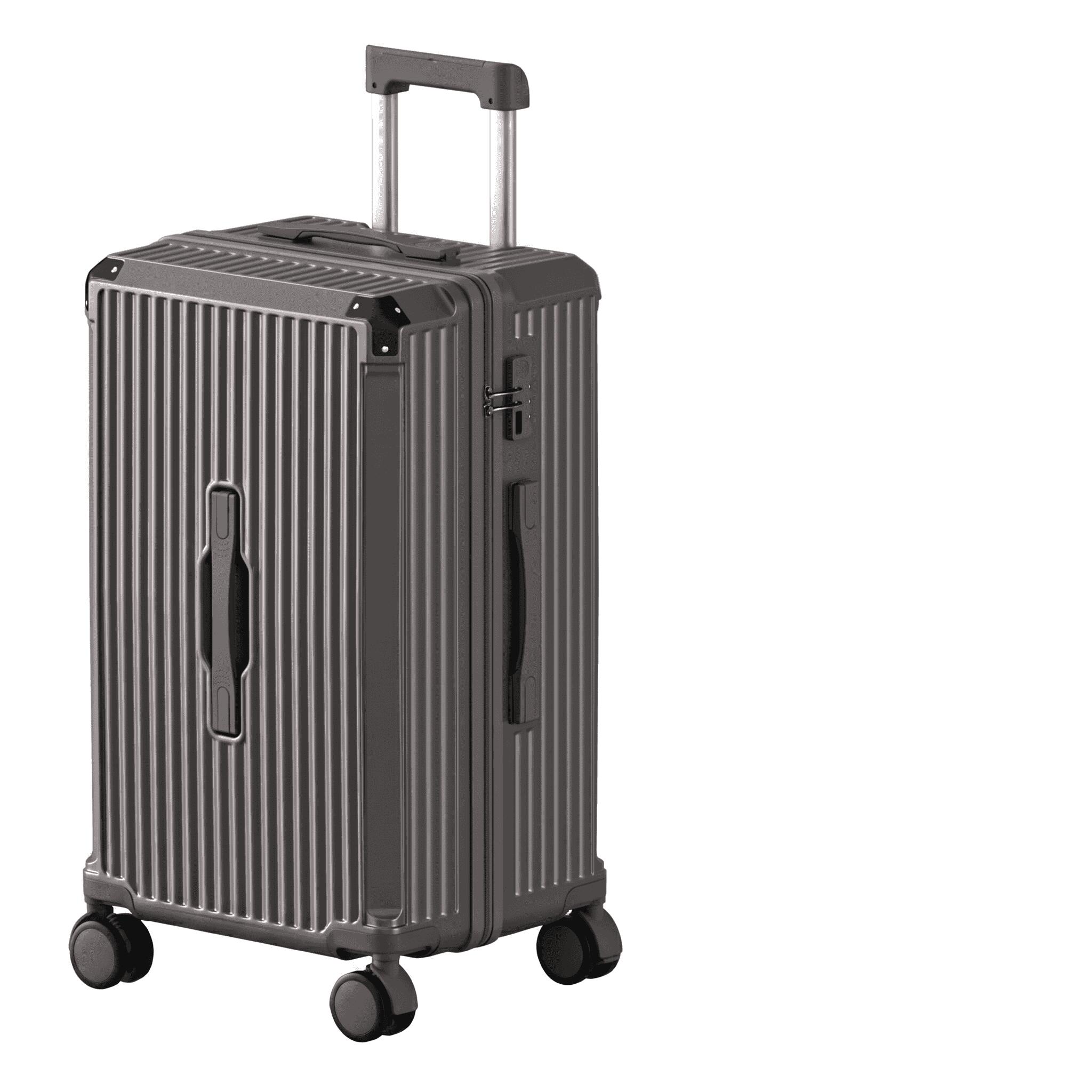 旅行バッグ 機内持ち込み ＵＳＢ界面付き添い人 ドリンク保持者 持ちはこび入れもの 静音 ダブルキャスター キャリーバッグ スマホホルダー 引っかかり積み上げる 牢固たる 耐衝撃 旅する 出張 卒旅する 商行為 学びとる旅