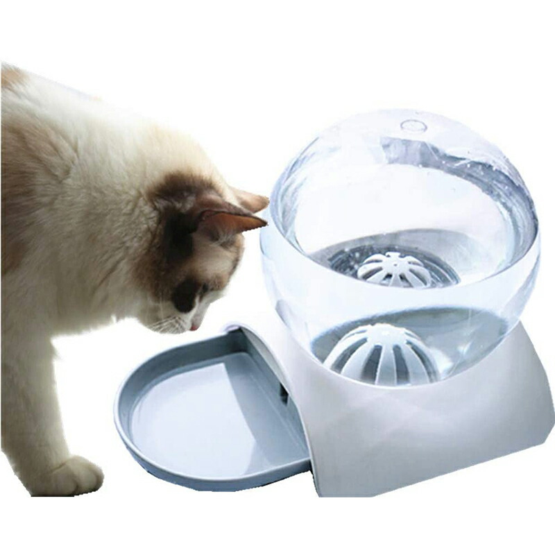 市場 水飲み器 猫 省エネ 電気不要 犬 ウォーターボトル 水 給水器 ディスペンサー 電気代ゼロ ペット用 自動的に