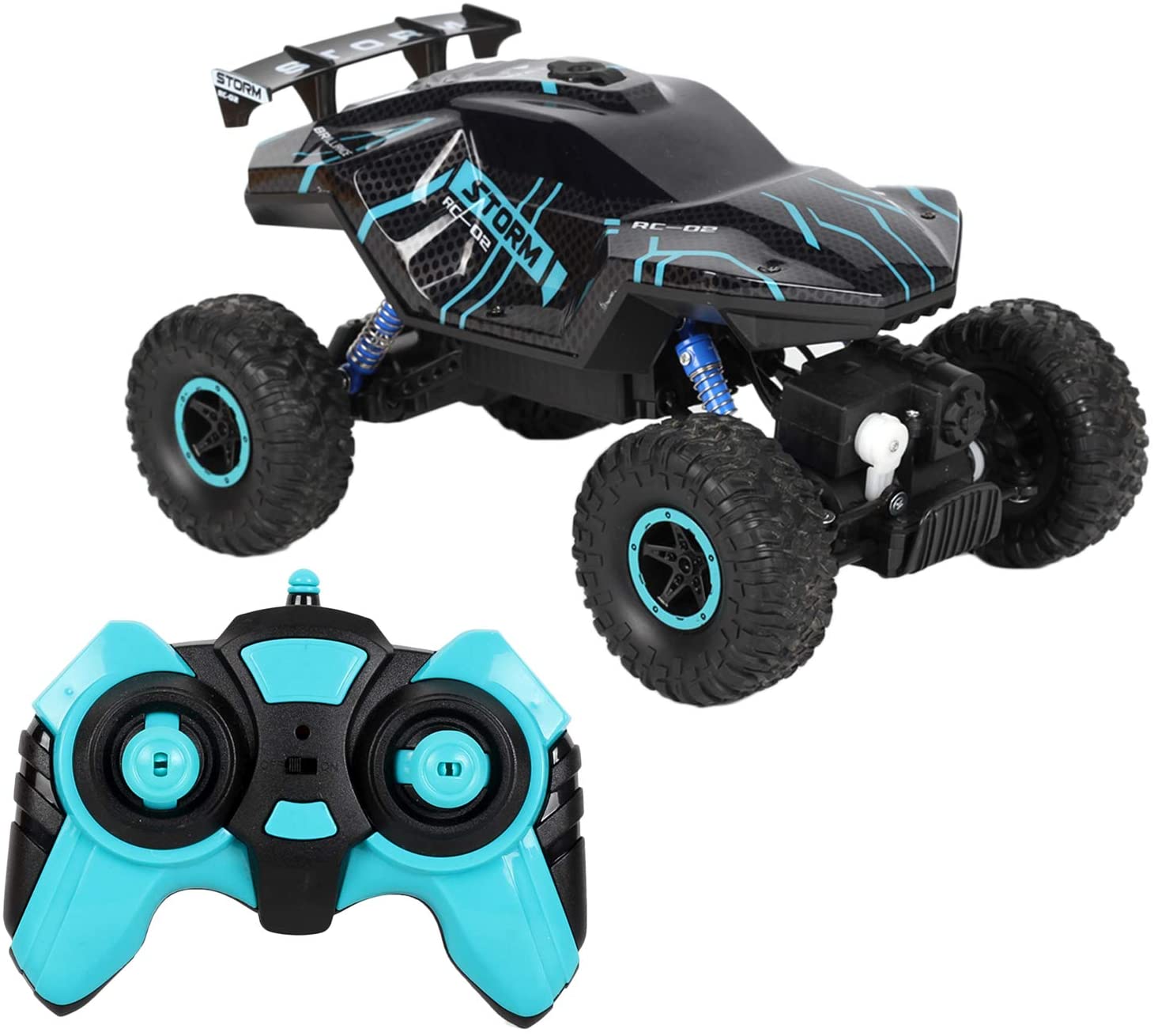 ラジコンカー RCカー 1/16 電動オフロードバギー 電動RCカー 2.4GHZ 4WD 30分間走れ オフロードリモコンカー  LEDライト付き 競技可能 操作簡単 子供おもちゃ 贈り物 ゴールドルーフショップ