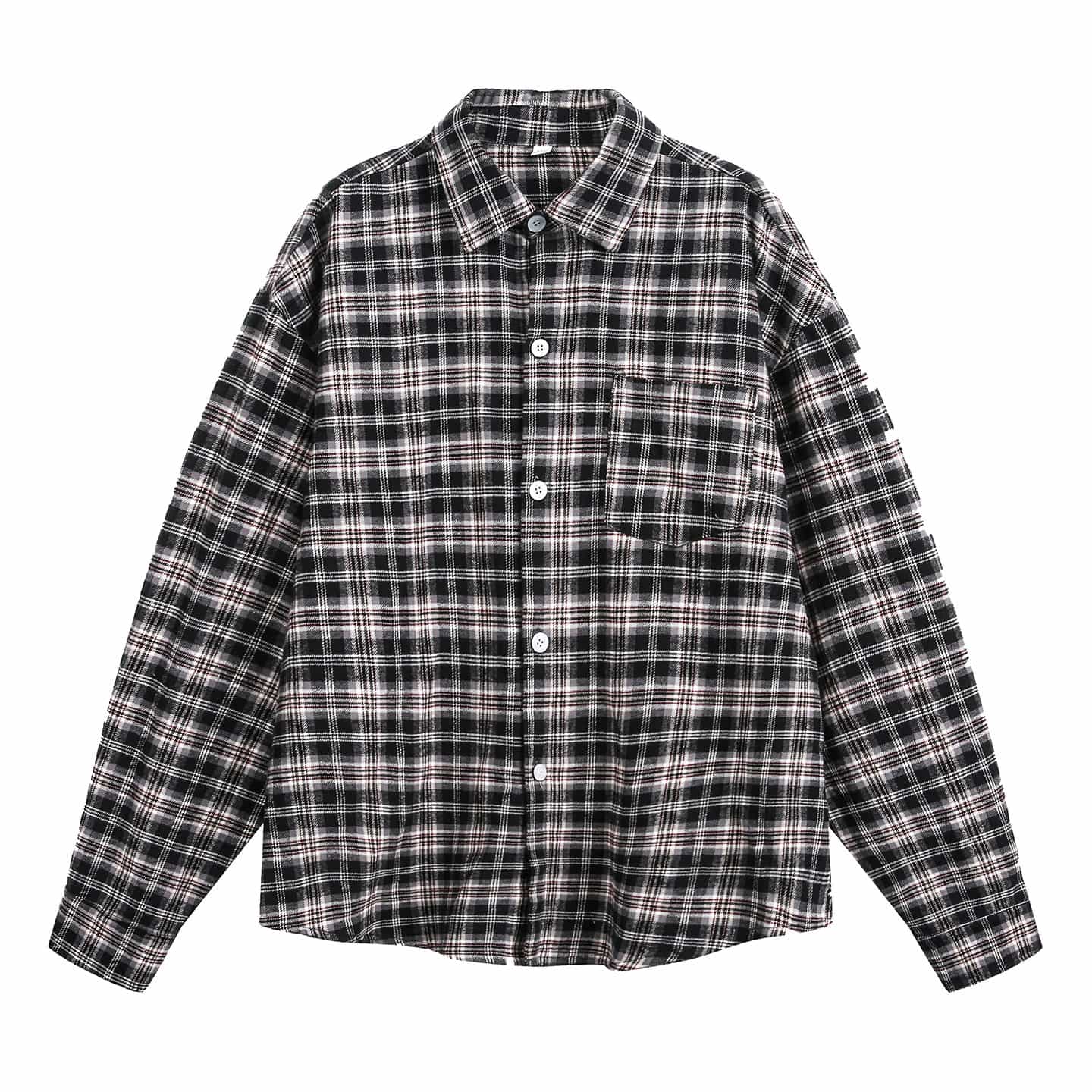 チェックシャツ メンズ 長袖 ネルシャツ カジュアル 秋服 冬服 ゆったり オーバーサイズ ビッグシルエット アメカジ ヴィンテージ風 胸ポケット 付き トップス 柔らかい 着心地 快適 通気性 春服