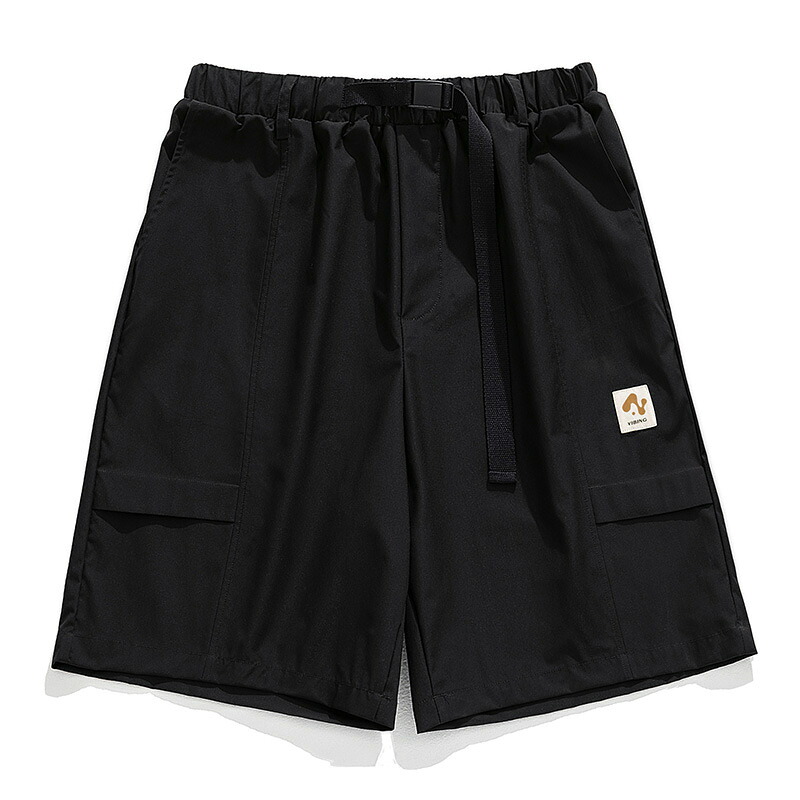カーゴパンツ メンズ ワイド ハーフパンツ 短パン 速乾 軽い ショートパンツ ゆったり アウトドア カジュアル ストリート ミリタリー ビンテージ ポケット 大きいサイズ 太め 膝丈 半ズボン 夏用