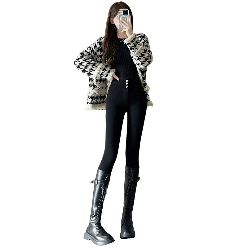 スキニーパンツ レディース ハイウエスト 美脚 着痩せ ストレッチ レギパン 3つボタン ロングパンツ スリム ズボン 無地 カジュアル おしゃれ きれいめ 10分丈 春 夏 秋 冬 通勤 通学 事務