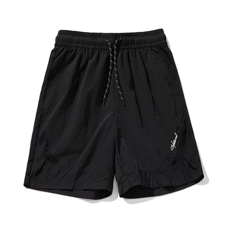ハーフパンツ メンズ ショートパンツ 速乾 通気性 メッシュ 切り替え 短パン 5分丈 ワイド ゆったり ナイロン カジュアル スポーツ 夏 アウトドア 涼しい カーキ