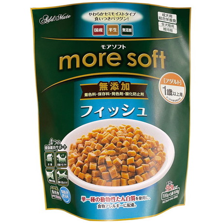 犬ドライフード 41454 ペティオ プロショップ more soft フィッシュ アダルト 500g×12セット(6.0kg)|ルークランオンライン 店