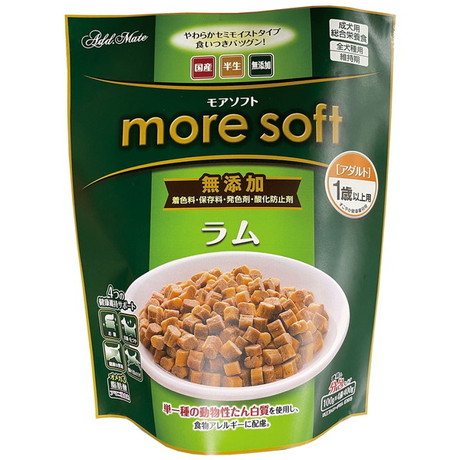 犬ドライフード 41492 ペティオ プロショップ more soft ラム アダルト 400g×12セット(4.8kg)|ルークランオンライン 店