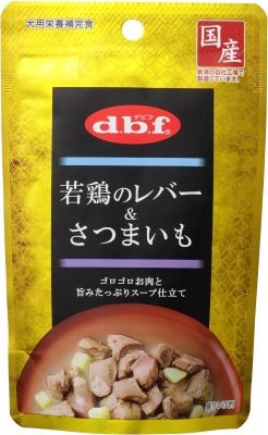 犬情の籠もったボンネット 05018 デビフペット 若鶏の生き肝＆さつまいも 100g×48袋(4.8kg)