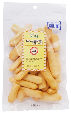 犬おやつ 10738 エースプロダクツ First わんこおかき プレーン 65g&times;48袋(3.12kg)｜ルークランオンライン 店