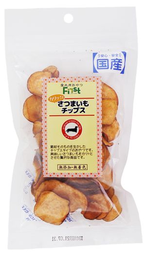 犬お兄ちゃん チップス 11384 エースプロダクツ First カリッ！と国産さつまいもチップス 50g×48袋(2.4kg)
