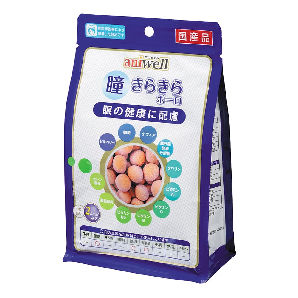 犬お兄ちゃん ボーロ 14114 デビフペット アニウェル 瞳きらきらボーロ 75g(25g×3) 24袋(1.8kg)