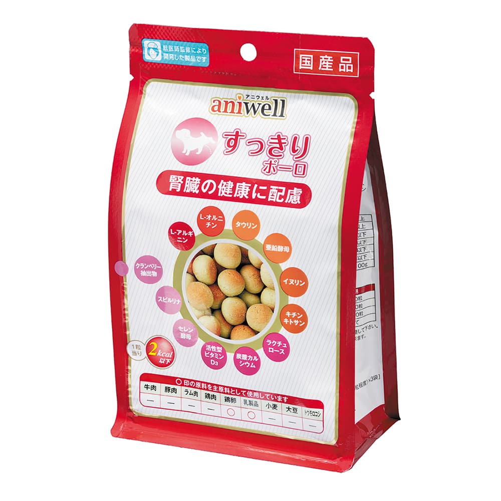 犬お兄ちゃん ボーロ 14138 デビフペット アニウェル すっきりボーロ 60g(20g×3) 24袋(1.44kg)