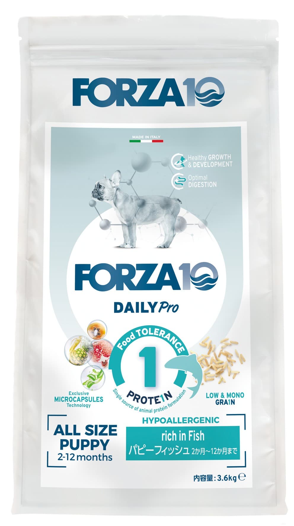 犬素っ気ないボンネット 72162（株）TriccoInternational Daily Pro Daily Pro パピー 3.6kg×3書き割り（10.8kg）