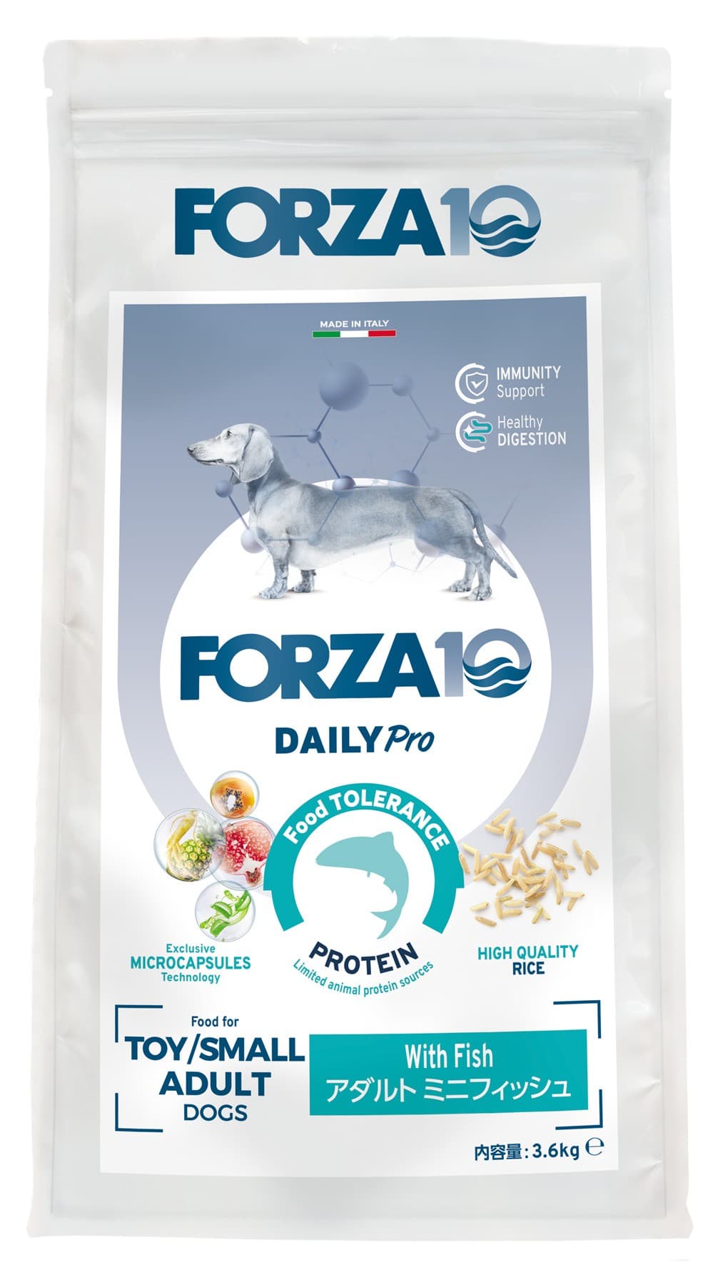 犬素っ気ないボンネット 72179（株）TriccoInternational Daily Pro 成年者ミニ 銀鱗 3.6kg×6書き割り（21.6kg）