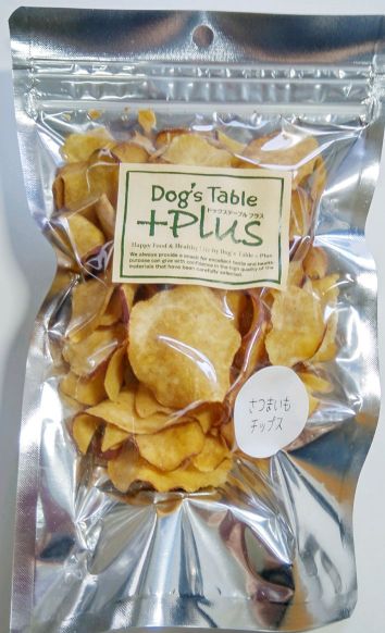 犬お兄ちゃん チップス 29198 生々しい Dog\u0027s Table +Plus さつまいもチップス М 60g×20袋(1.2kg)