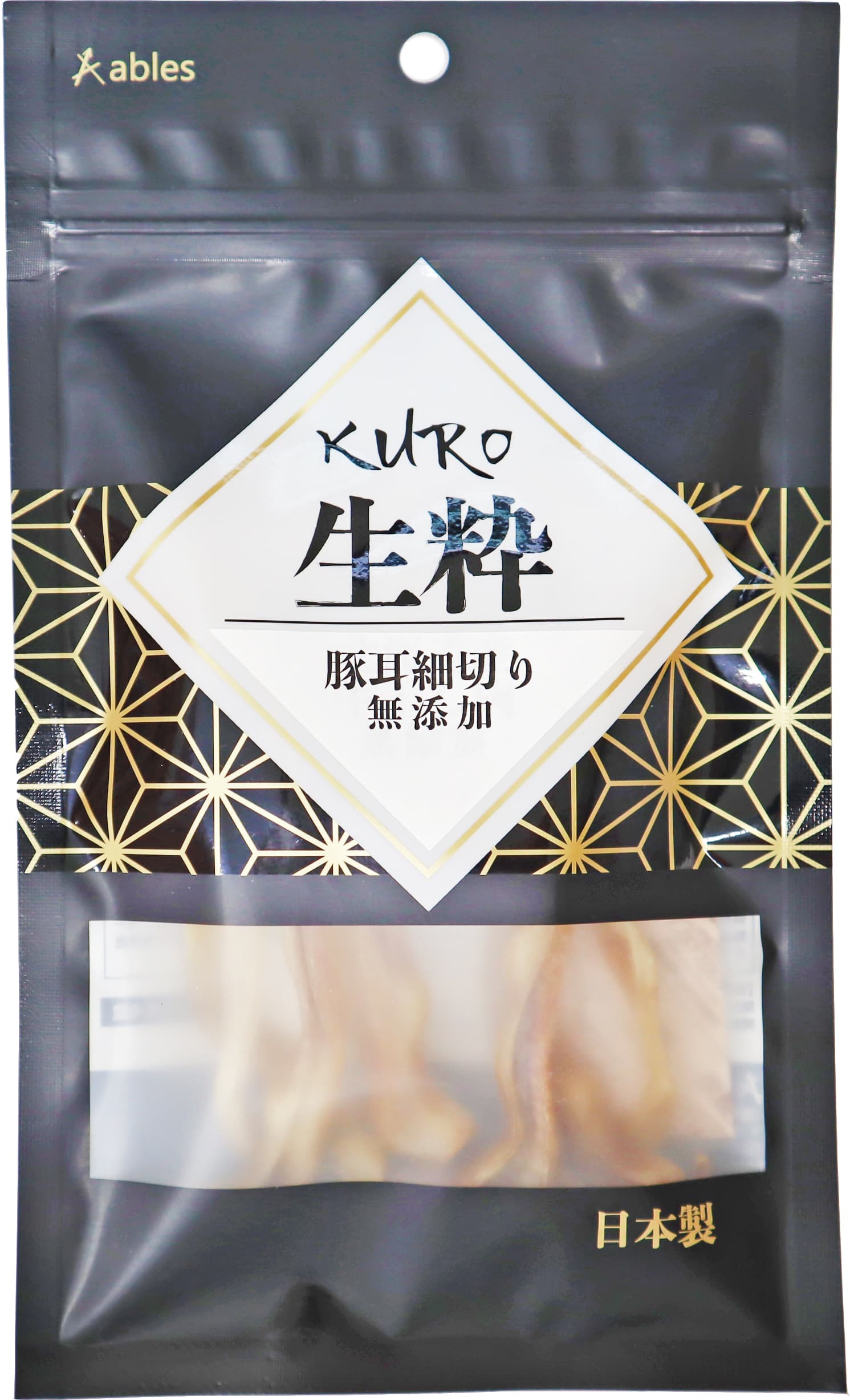 犬お兄ちゃん ジャー手がかり 31485 アブ受け答え KURO 純一無雑 豚耳細切り無つけ加える 30g×40袋(1.2kg)