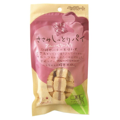 犬お兄ちゃん 82125 ペッツルート ささみしっとりパリア犬 ブルーベリー入り口・入口 70g×60仕掛ける (4.2kg) その他-犬用品