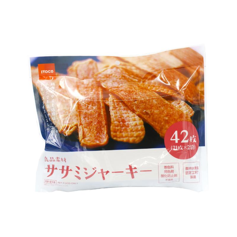 犬お兄ちゃん ジャー手がかり 7085 イトウ＆カンパニーリミテッド 良品原材料 ササミジャーキー 42枚×24仕掛ける (1008個)