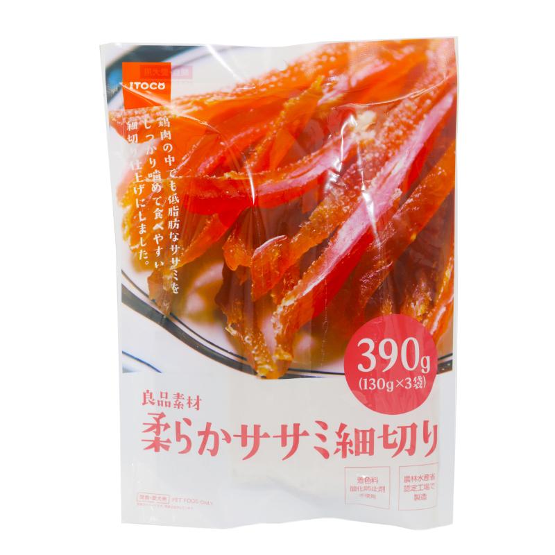 犬お兄ちゃん ジャー手がかり 7153 イトウ＆カンパニーリミテッド 良品原材料 もの柔らかササミ細切り 390g×12仕掛ける (4.68kg)