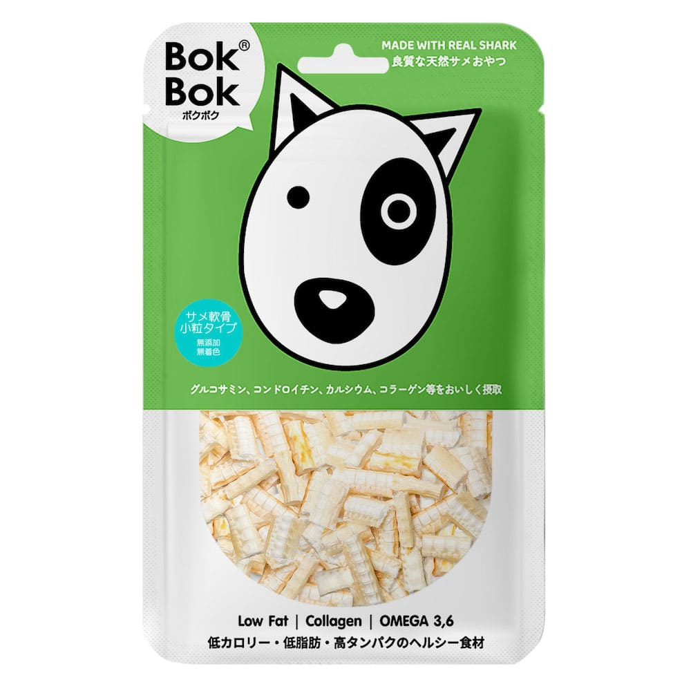 BOKBOK ボクボク サメ軟骨 小粒タイプ 150g 犬 おやつ 無添加 サメ 低脂肪 アレルギー 高たんぱく まとめ買い|ルークランオンライン 店