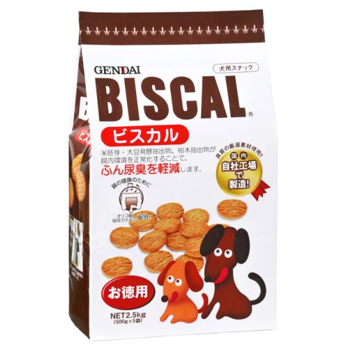 犬お兄ちゃん ビスキット・ビスケット 11965 今日このごろ製薬 ビスカル 2.5kg×2書き割り (5kg)