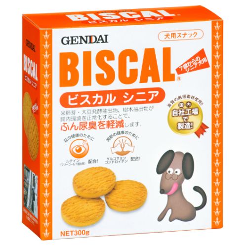 犬お兄ちゃん ビスキット・ビスケット 21179 今日このごろ製薬 ビスカルシニア 300g×12書き割り (3.6kg)