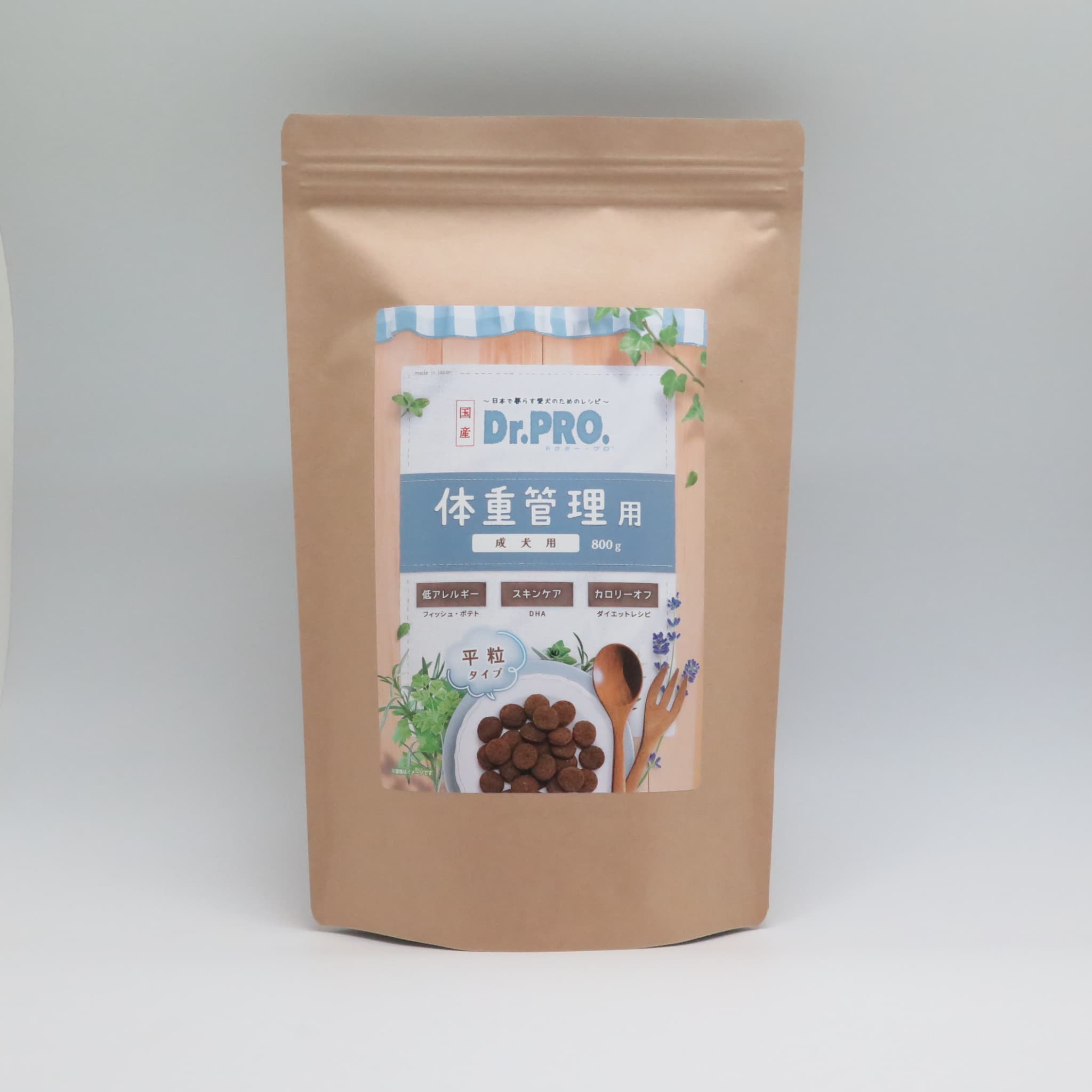 犬ドライフード 49729 ニチドウ Dr.PRO.体重管理用 800g×12セット (9.6kg)|ルークランオンライン 店