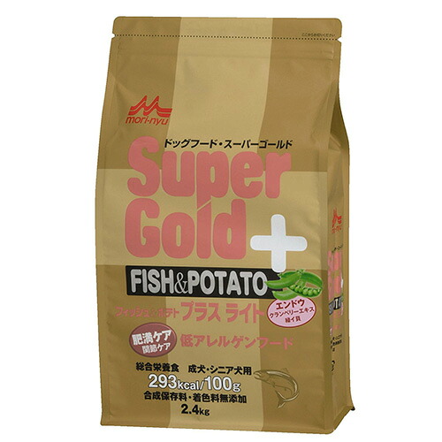 犬素っ気ないボンネット  04511 森乳サンワールド 百貨店ゴールド 魚族＆ジャガタラ芋 足し加えるともし火 肉付きのよい・蝶つがい世話をする用 2.4kg×4書き割り (9.6kg)
