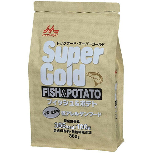 犬素っ気ないボンネット  04542 森乳サンワールド 百貨店ゴールド 銀鱗＆ジャガタラ芋 犬ころ・成犬用 800g×12書き割り (9.6kg)