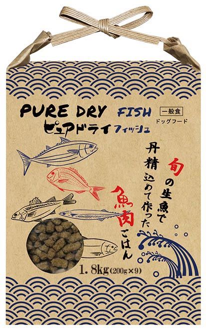 犬素っ気ないボンネット  09884 飛び降りる ピュアドライ 銀鱗 1.8kg×4書き割り (7.2kg)