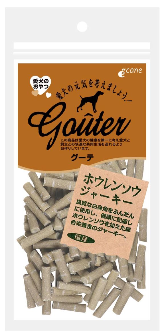 犬お兄ちゃん ジャー手がかり 09907 飛び降りる グーテ ホウレンソジャーキー 80g×24仕掛ける (1.92kg)