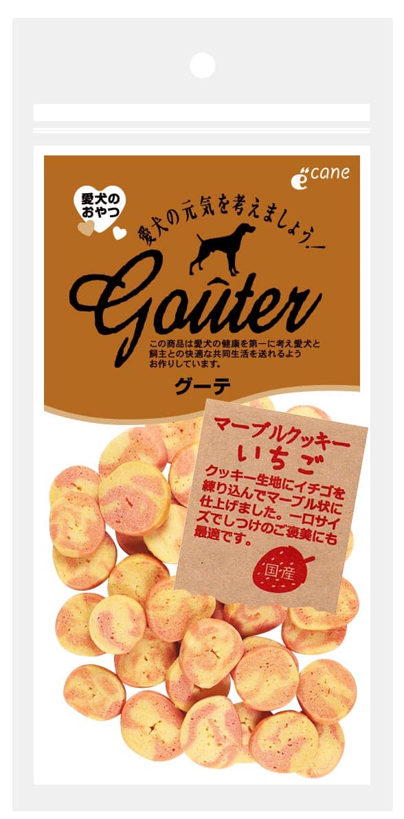犬お兄ちゃん ビスキット・ビスケット 10194 飛び降りる グーテ ビー玉ビスケット いちご 45g×24書き割り (1.08kg)