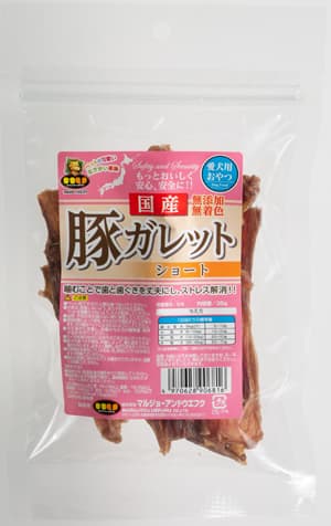 犬お兄ちゃん ジャー足がかり 06816 マルジョー＆ウエフク 国産 豚ガレットショート 35g×60書き割り (2.1kg)