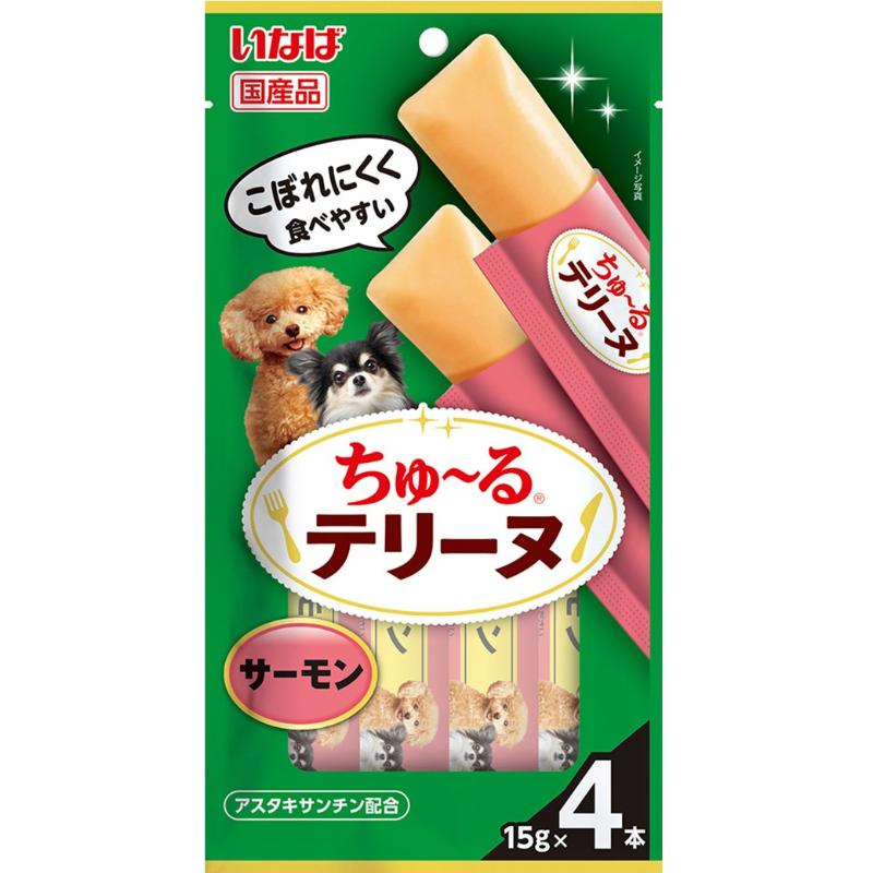 犬お兄ちゃん 6299 いなば愛玩動物ボンネット いなば ちゅ～るテリーヌ 年魚 15g×4本×48仕掛ける (192本) おやつ-犬用品