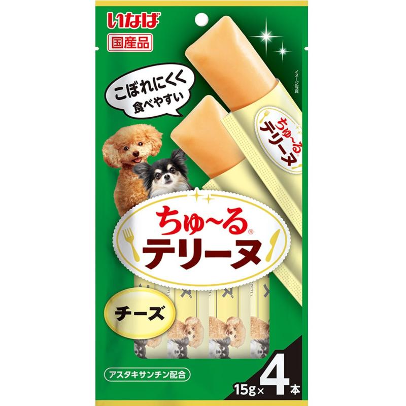 犬お兄ちゃん 6312 いなば愛玩動物ボンネット いなば ちゅ～るテリーヌ 乾酪 15g×4本×48仕掛ける (192本) ドッグフード・サプリメント-おやつ-その他