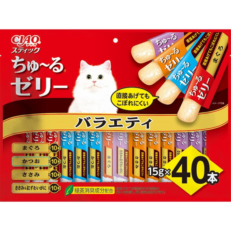 猫お兄ちゃん 5105 いなば愛玩動物ボンネット CIAO突っ支い棒 多種多様さ 15g×40本×8書き割り (320本)