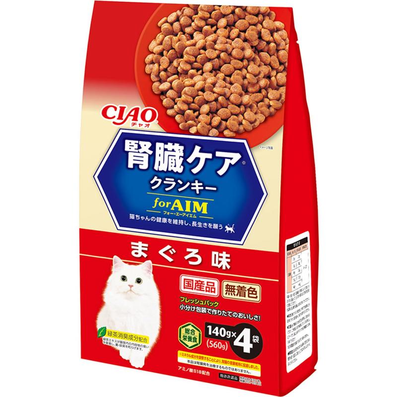 猫素っ気ないボンネット  9268 いなば愛玩動物ボンネット CIAO 腎の臓ケアクランキー まぐろ味 560g×12仕掛ける (6.72kg)